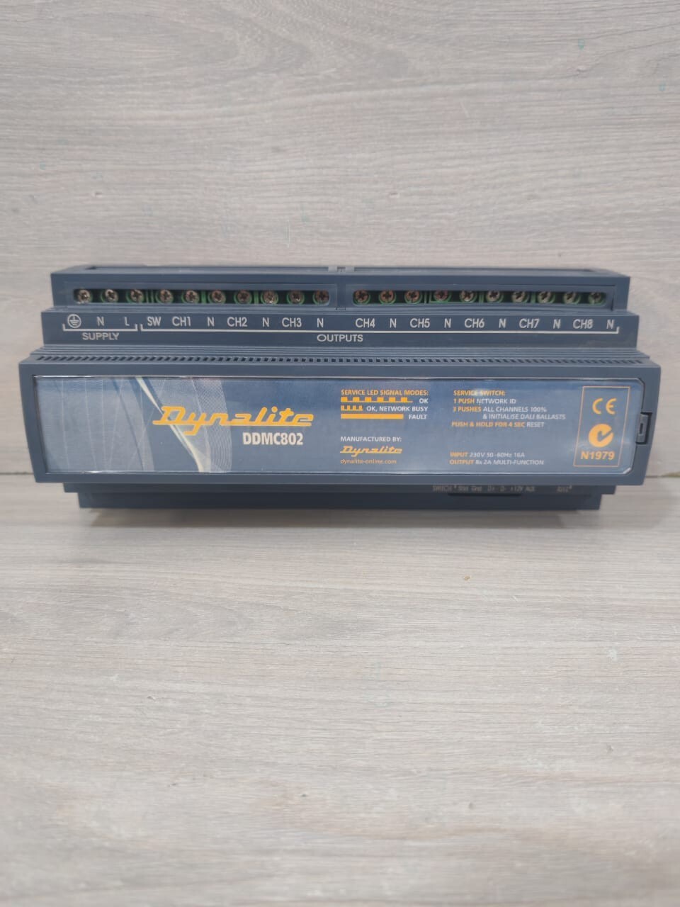 DYNALITE DDMC802 8x2A MULTI FUNCTION FIRMWARE 1.40