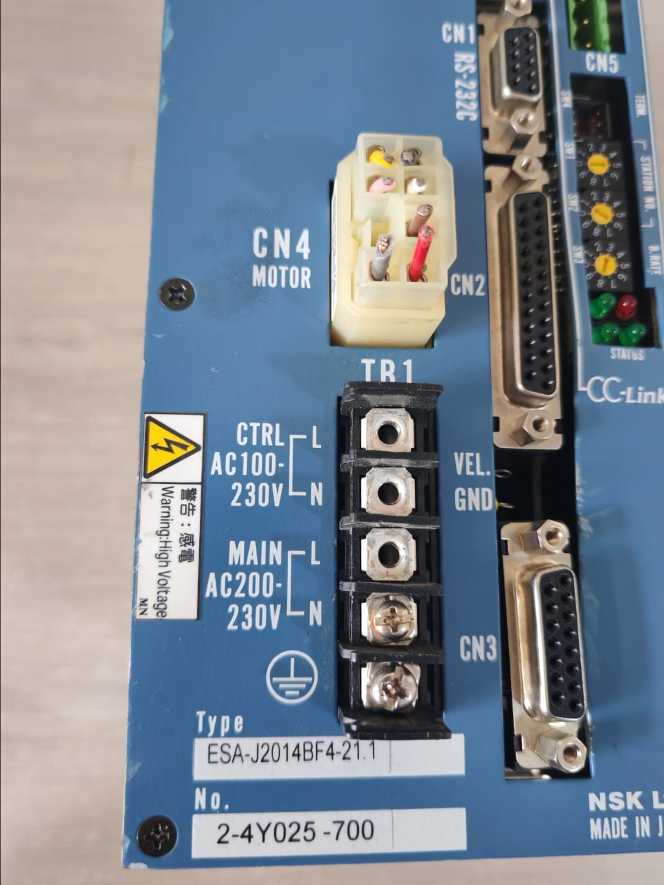 NSK ESA-J2014BF4-21.1 NSK ESA-J2014BF4-21.1 Servo Motor Drive 6