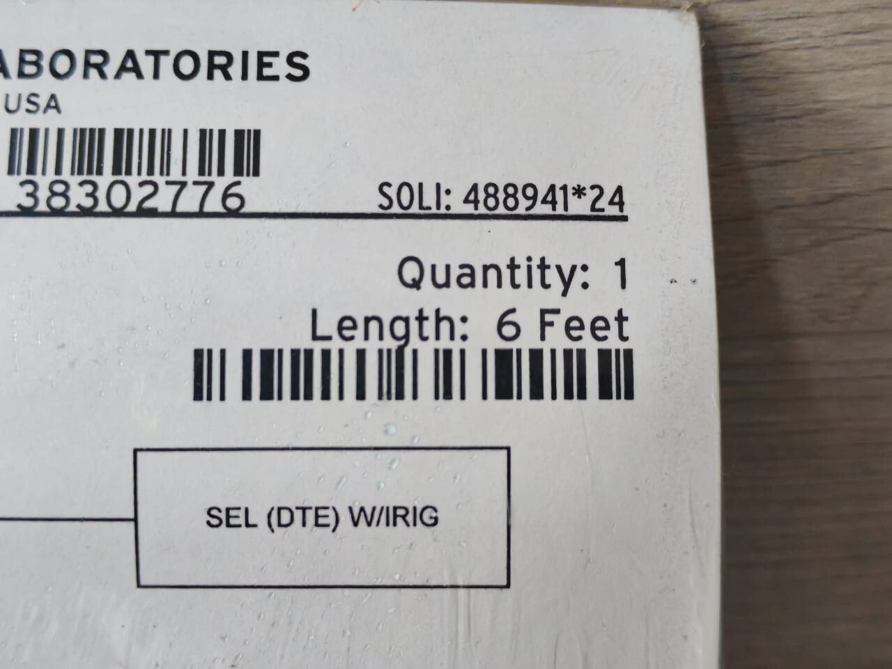 SCHWITZER ENGINEERING C605 / C605-6 SEL SCHWITZER ENGINEERING LABORATORIES C605 / C605-6 6FEET 9-PIN MALE CONNECTOR 4