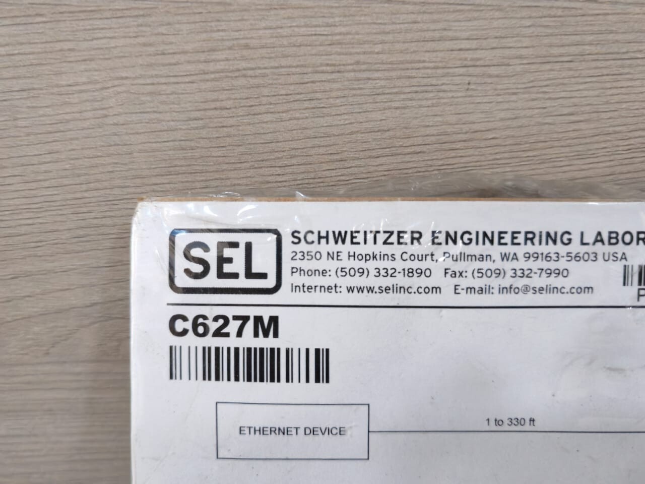 SCHWEITZER ENGINEERING LABORATORIES C627M SEL SCHWEITZER ENGINEERING LABORATORIES C627M ETHERNET DEVICE 003 FEET 3