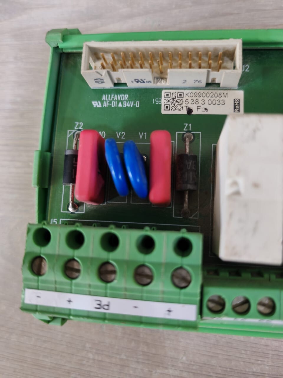 WORMALD SIGNALCO 1637.201 WORMALD SIGNALCO A/S OSLO - NORWAY 1637.201 VER.1 PCB BOARD 4