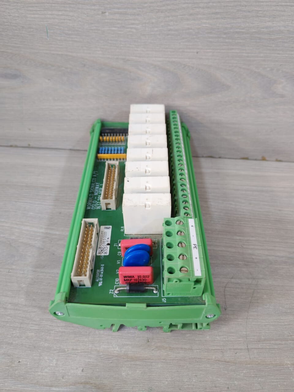 WORMALD SIGNALCO 1637.201 WORMALD SIGNALCO A/S OSLO - NORWAY 1637.201 VER.1 PCB BOARD 7