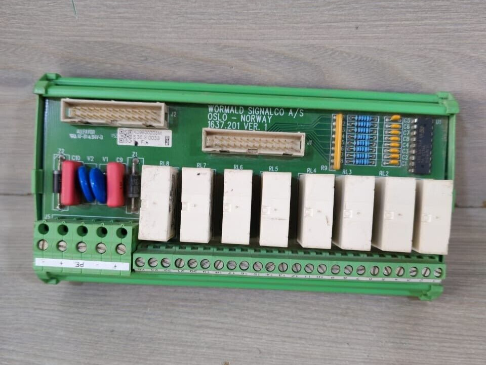 WORMALD SIGNALCO A/S OSLO - NORWAY 1637.201 VER.1 PCB BOARD
