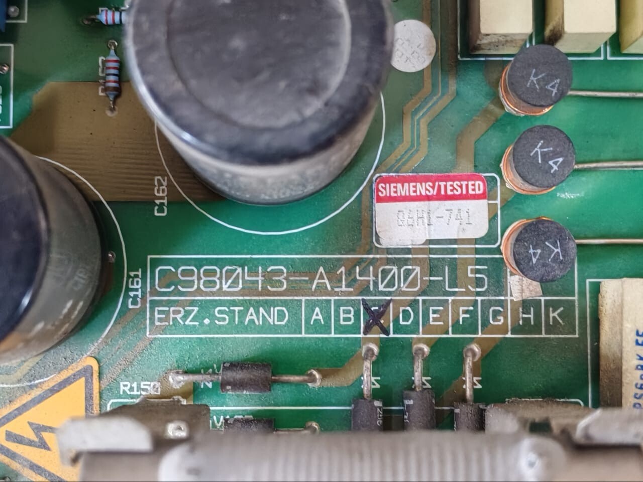 Siemens C98043-A1400-L5 SIEMENS C98043-A1400-L5 EXPANSION MODULE ERZ.STAND C 2