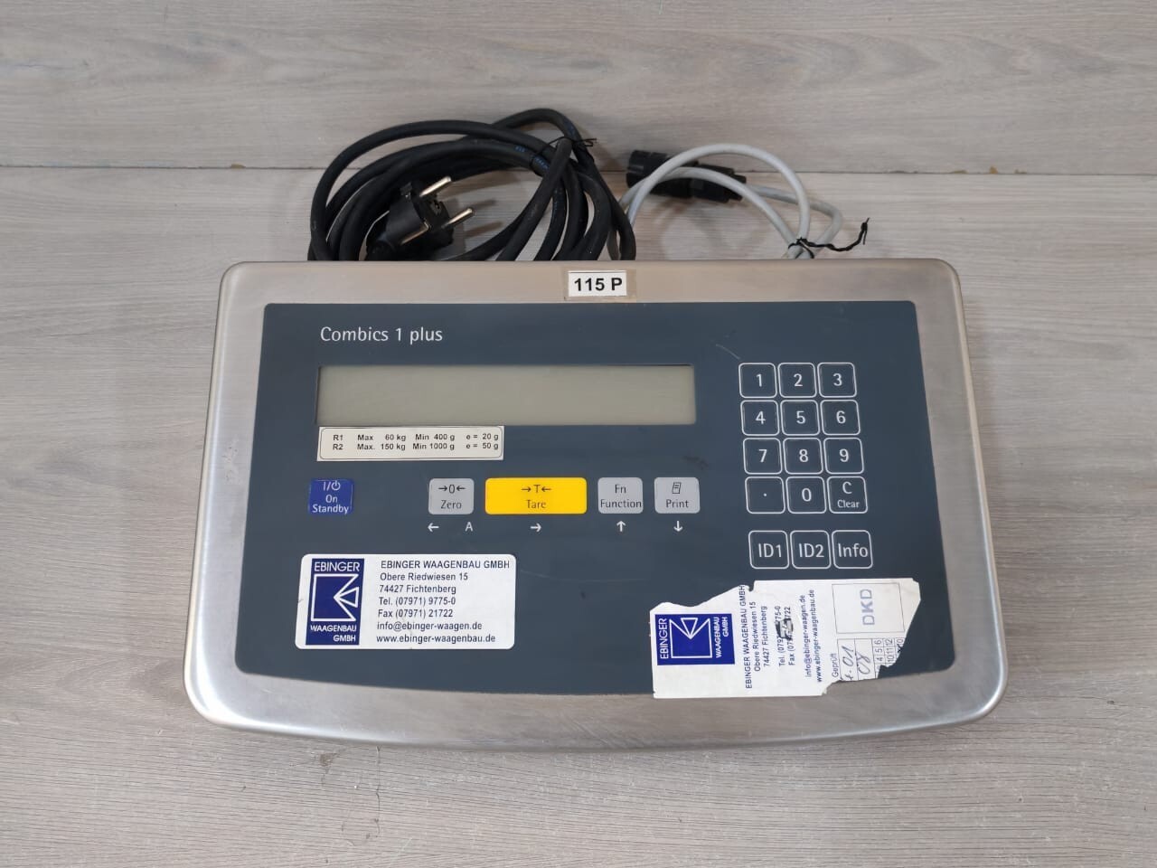 Sartorius CISL1N(TN) SARTORIUS CISL1N(TN) COMBICS 1 PLUS SCALE INDICATOR 4