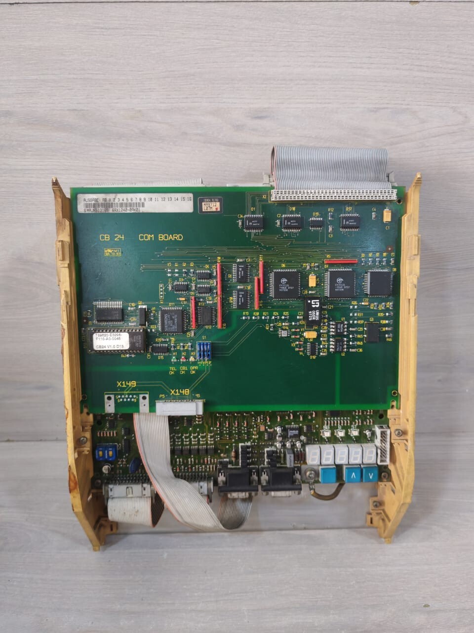 SIEMENS 6RX1240-0AK01 CB 24 COM BOARD WITH C98043-A1600-L1/17 CONTROL BOARD