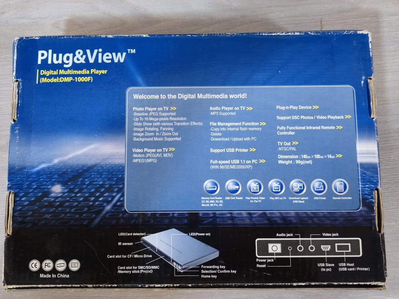 Plug & View DMP-1000F Plug & View DMP-1000F Digital Multimedia Player - Incomplete Accessories 10