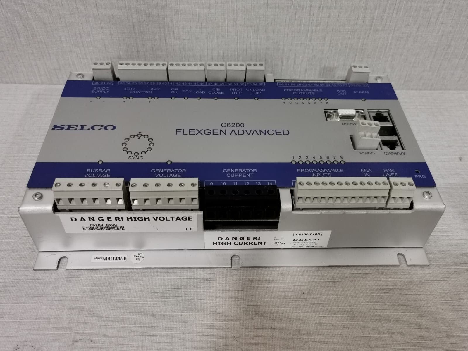 Selco C6200 SELCO C6200 Flexgen Advanced Generator Controller - 1 To 29 Terminal 3
