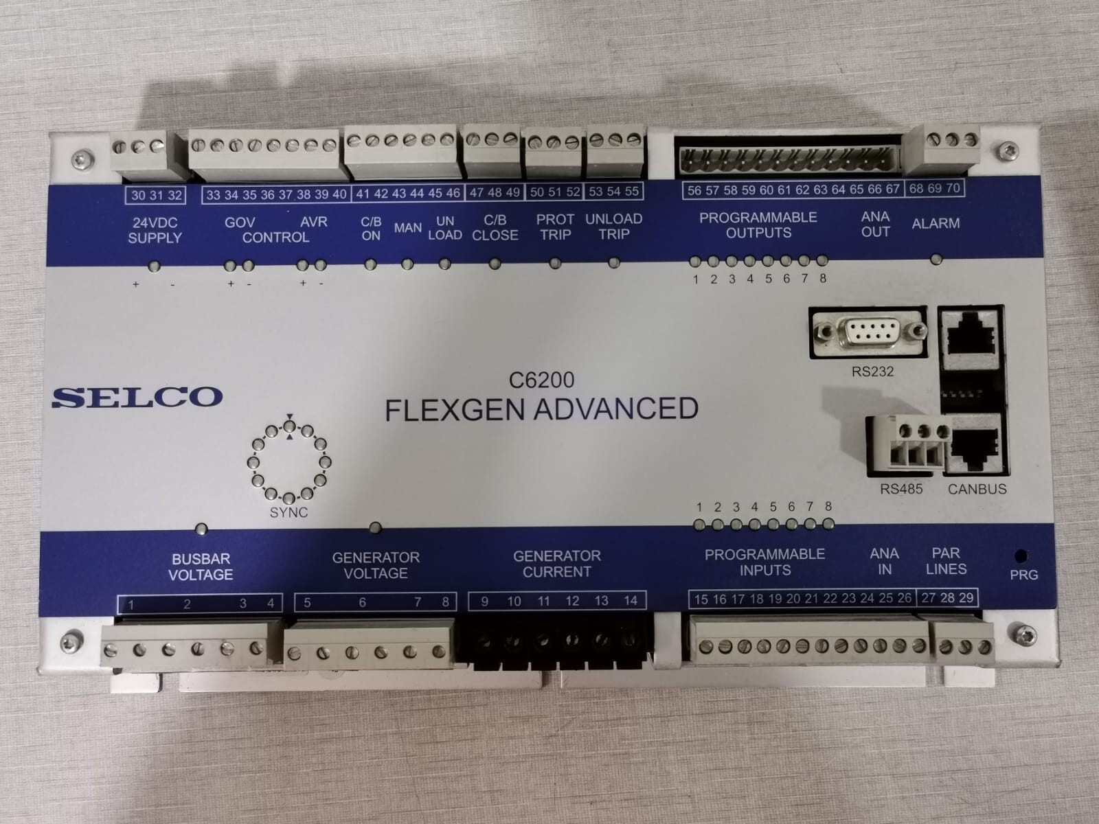 Selco C6200 SELCO C6200 Flexgen Advanced Generator Controller - 1 To 29 Terminal 5