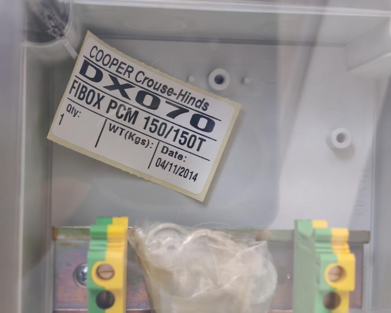COOPER CROUSE-HINDS DX070 COOPER CROUSE-HINDS DX070 FIBOX PCM 150/15OT 5