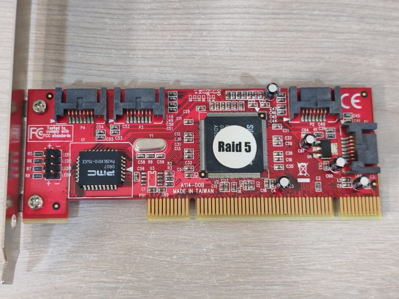 StarTech SATA-I50 RAID 5, STARTECH SATA-I50 RAID 5,0+1.I. JBOD LOW PROFILE PCI HOST 5