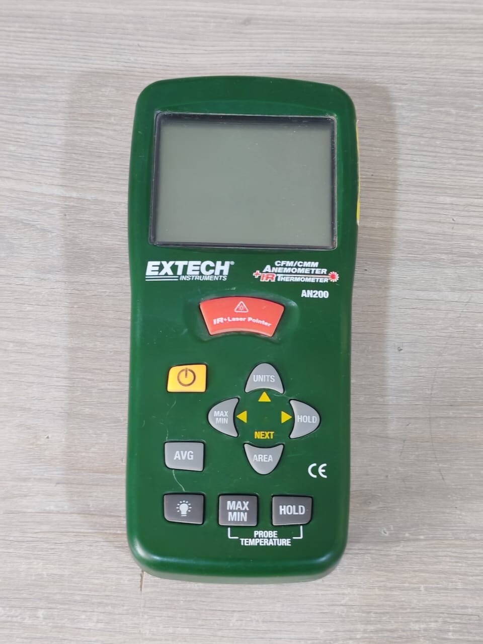 EXTECH INSTRUMENTS AN200 EXTECH INSTRUMENTS AN200 CFM/CMM ANOMOMETER +IR THERMOMETER 4