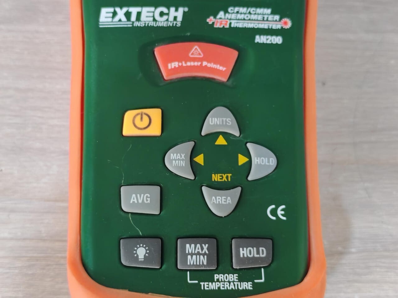 EXTECH INSTRUMENTS AN200 EXTECH INSTRUMENTS AN200 CFM/CMM ANOMOMETER +IR THERMOMETER 6