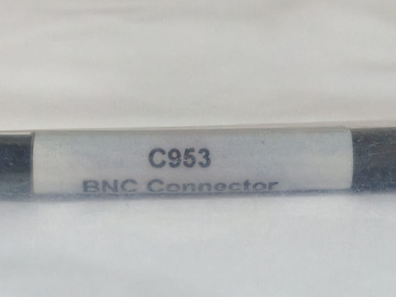 SEL RG 58A/U SEL C953 BNC CONNECTOR RG 58A/U 0.5000 FEET 6