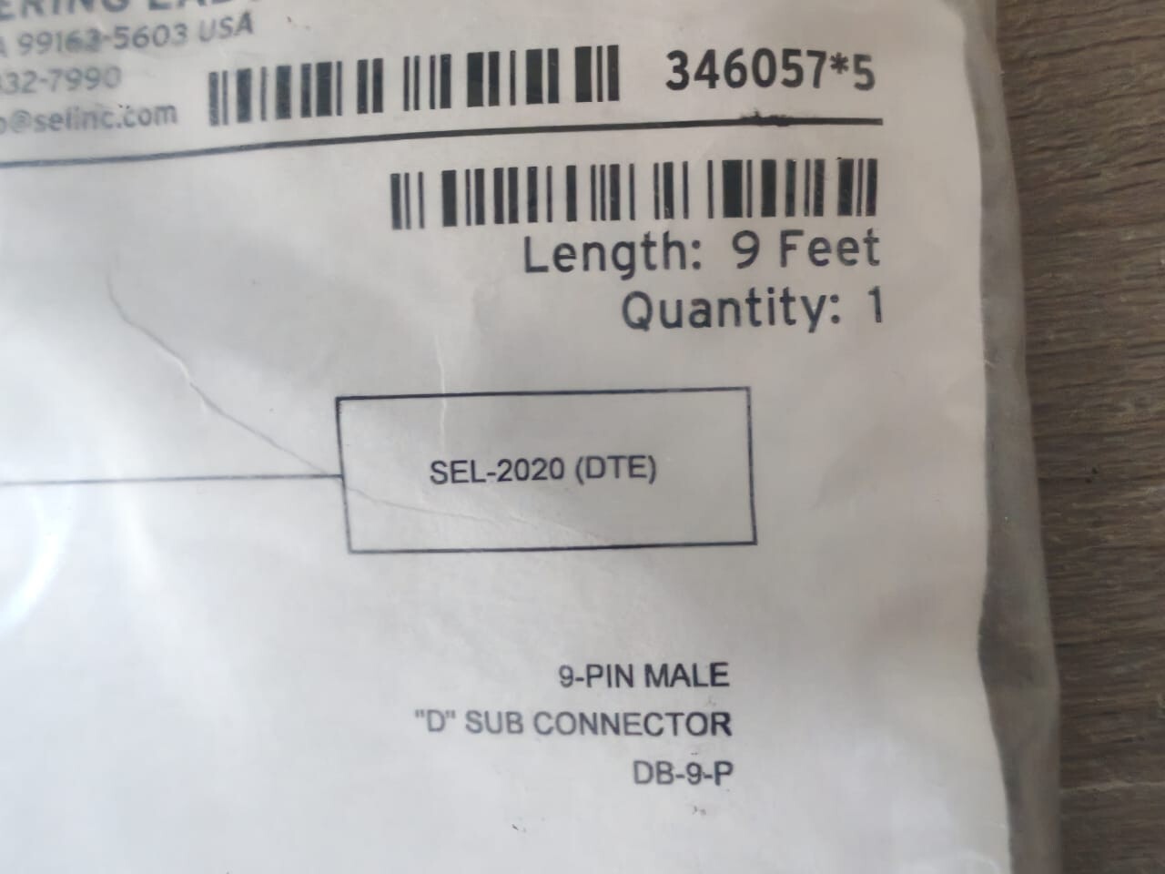 SCHWEITZER ENGINEERING LABORATORIES C256 SEL C256 SCHWEITZER ENGINEERING LABORATORIES 9 Feet 3