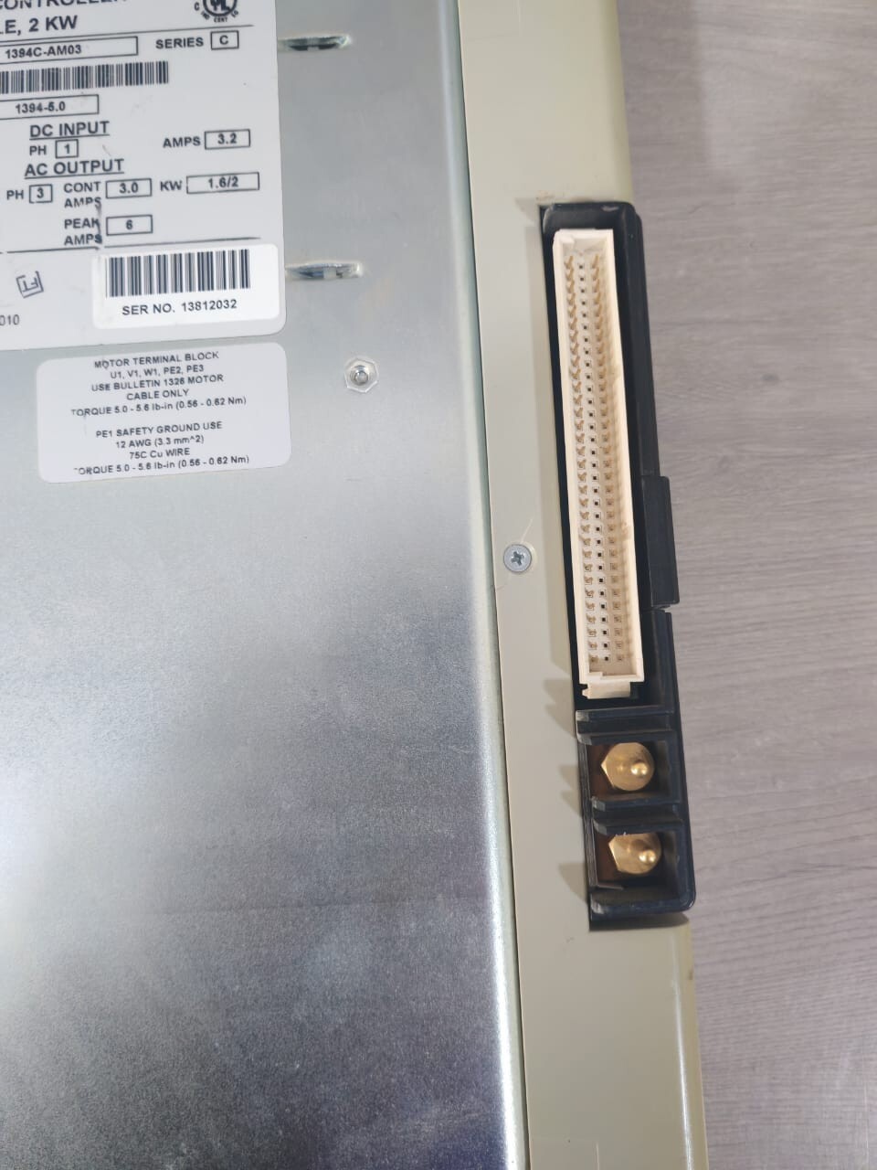 Allen-Bradley 1394C-AM03 ALLEN-BRADLEY BULLETIN 1394 AC SERVO CONTROLLER AXIS MODULE 2KW 1394C-AM03 5