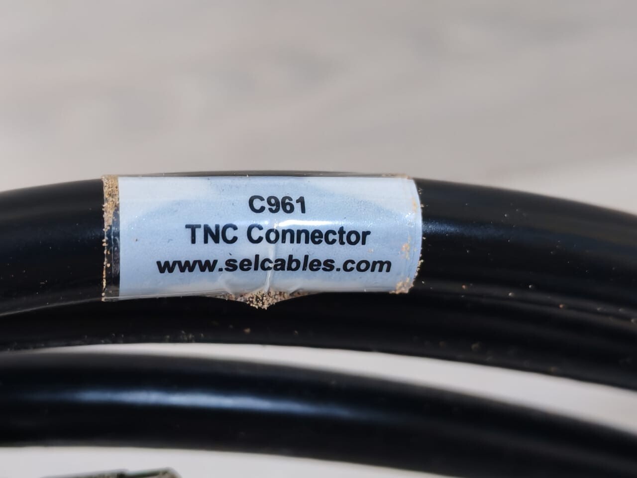 SEL C961 SEL C961 TNC MALE CONNECTOR LMR-400-UF 030-0509 010 FEET 6