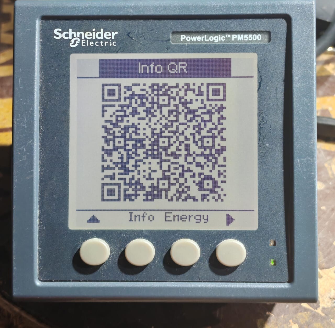 Schneider Electric PM5500 SCHNEIDER ELECTRIC POWERLOGIC PM5500 METSEPM5560 V02.01. 00HW:E1 POWER METER 4