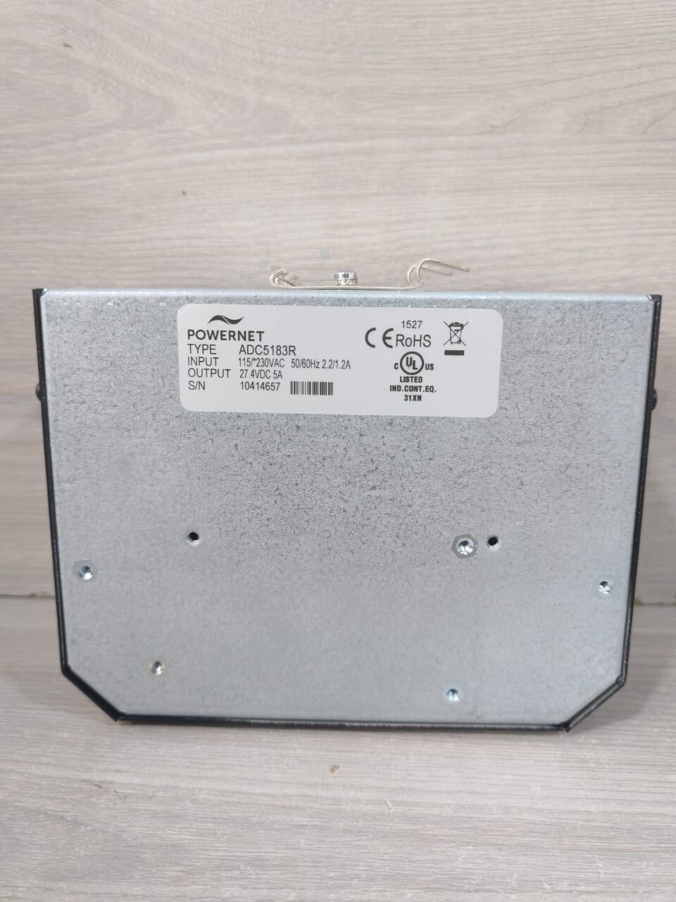 POWERNET ADC5183R POWERNET ADC5183R 27.4VDC 5A DIN Mounted Power Supply 6