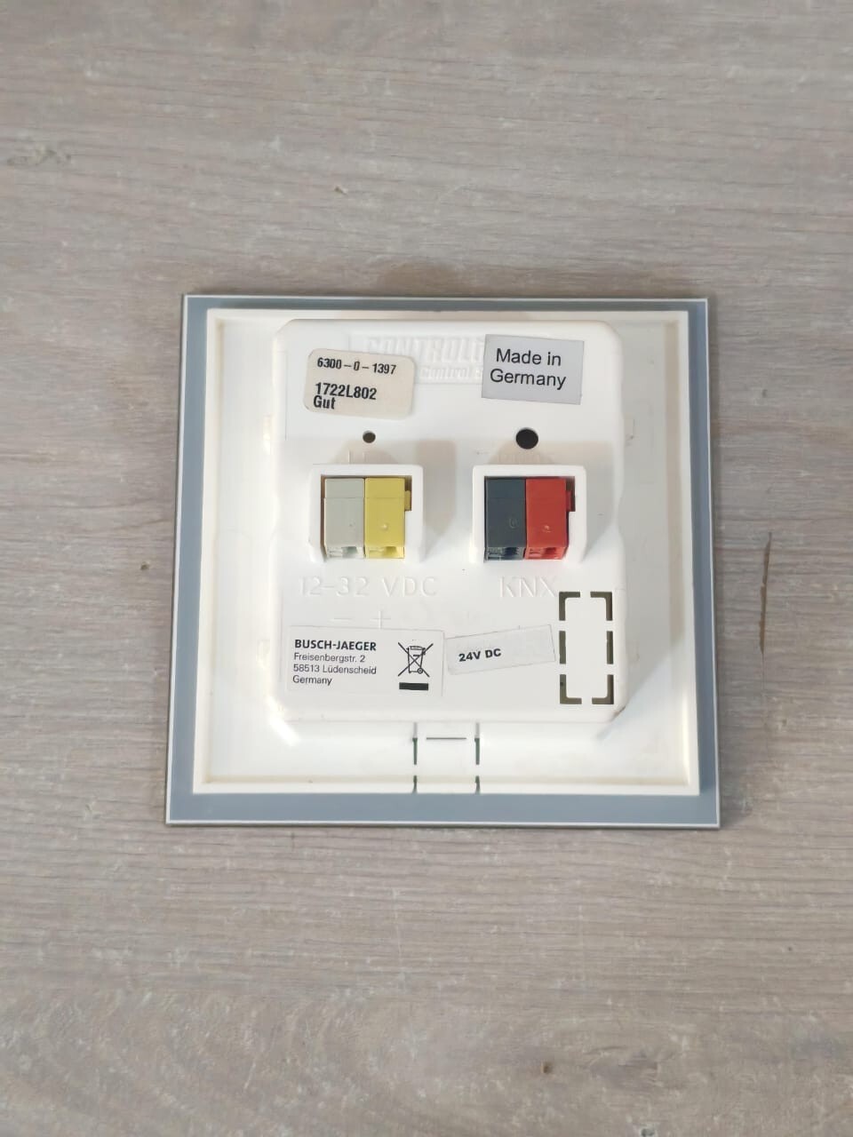 BUSCH-JAEGER BY ABB 1722L802 BUSCH-JAEGER BY ABB 6300-0-1397 MODULE 1722L802 GLASS SENSOR 8
