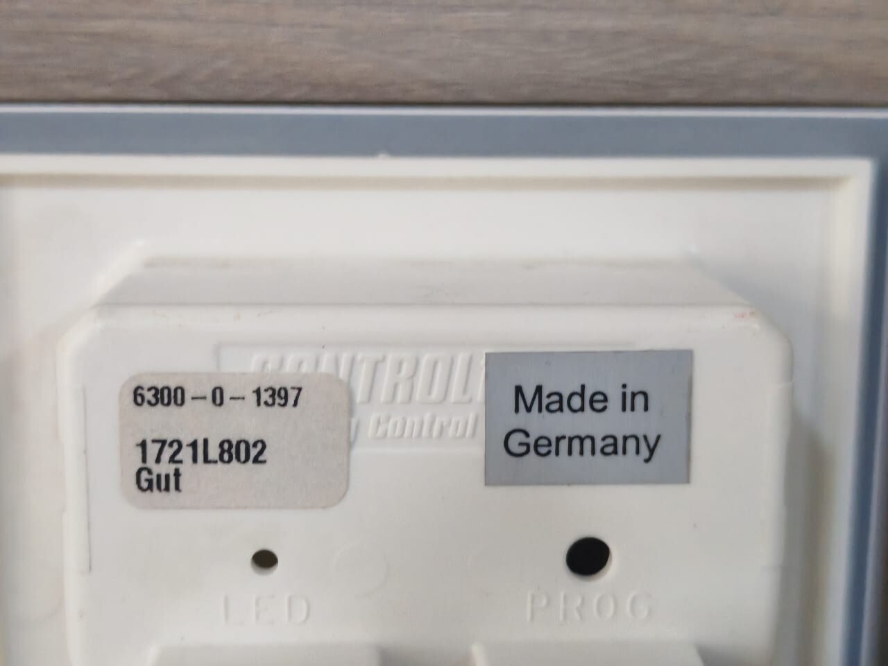 BUSCH-JAEGER BY ABB 1721L802 BUSCH-JAEGER BY ABB 6300-0-1397 MODULE 1721L802 GLASS SENSOR 5