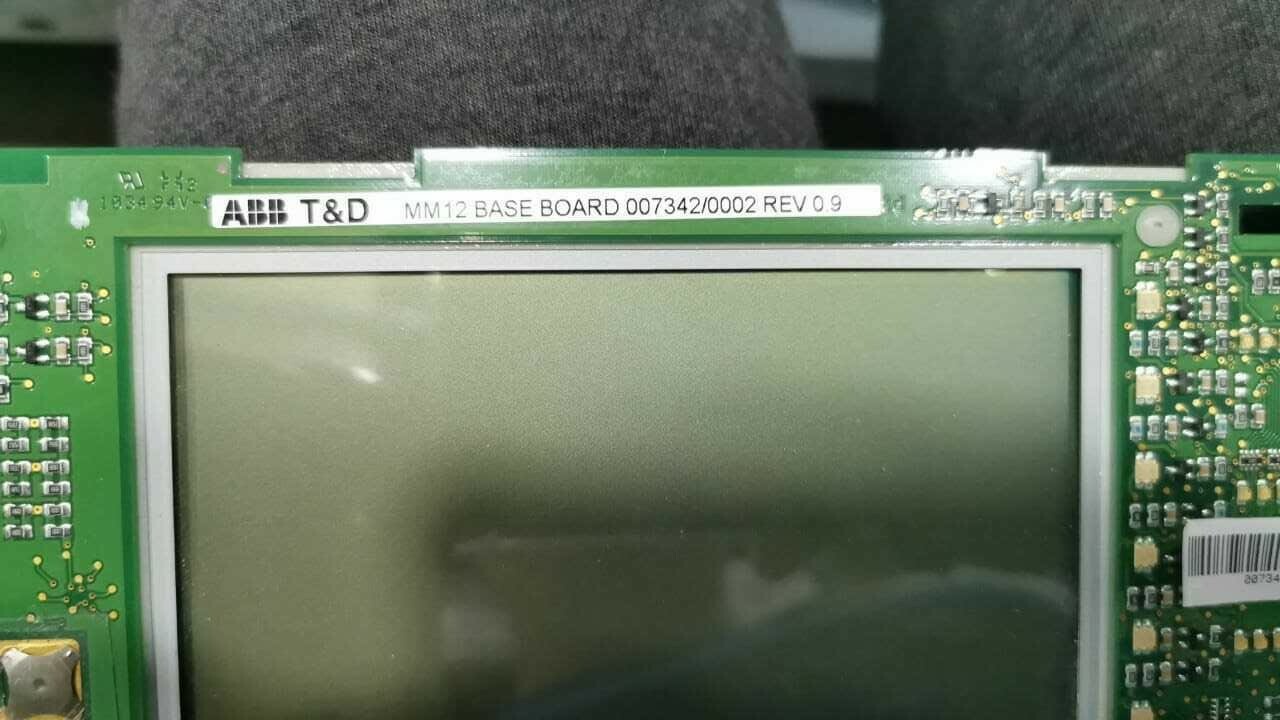 ABB T&D MM12 ABB T&D MM12 BASE BOARD 007342/0002 REV 0.9 3