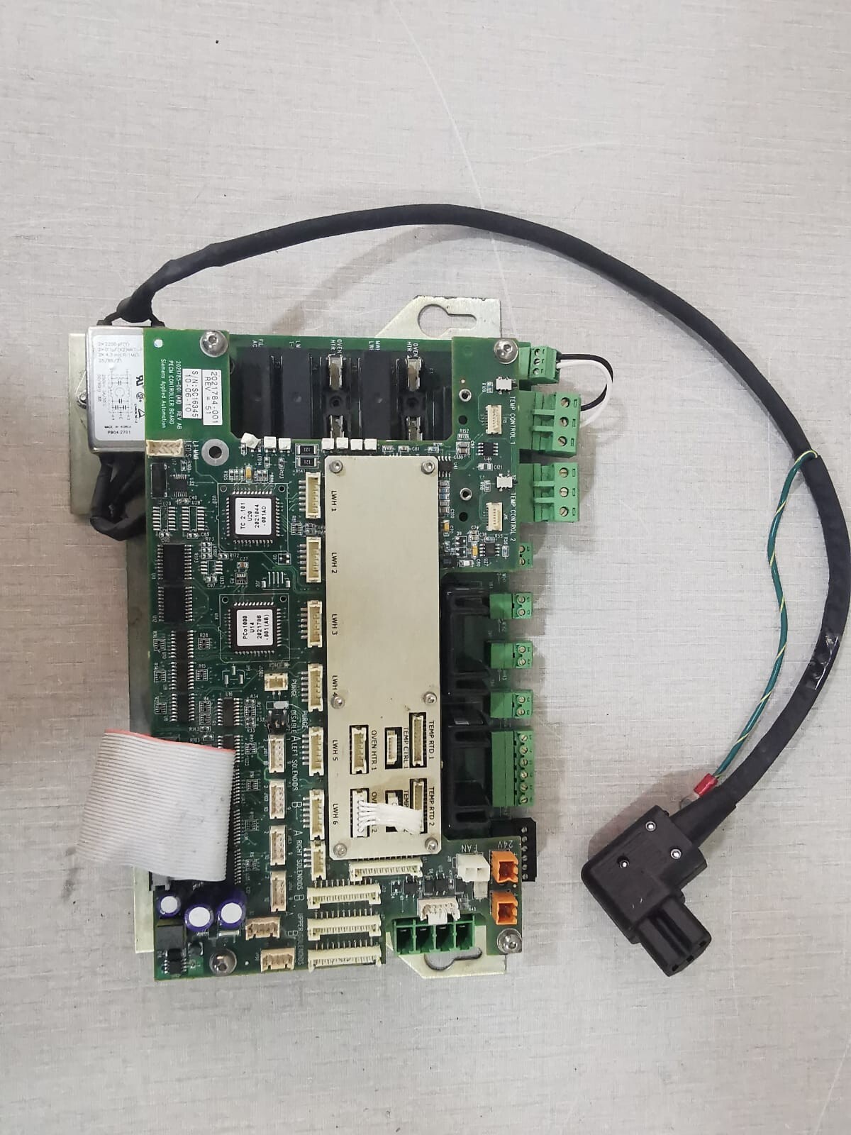 Siemens 2021785-001 REV AB Siemens 2021784-001 REV=51 PECM CONTROLLER BOARD 2021785-001 REV AB 4