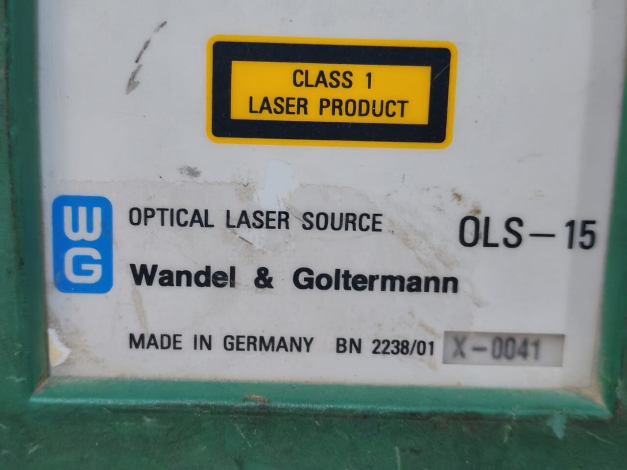 WANDEL & GOLTERMANN OLS-15 WANDEL & GOLTERMANN OLS-15 LASER SOURCE 3