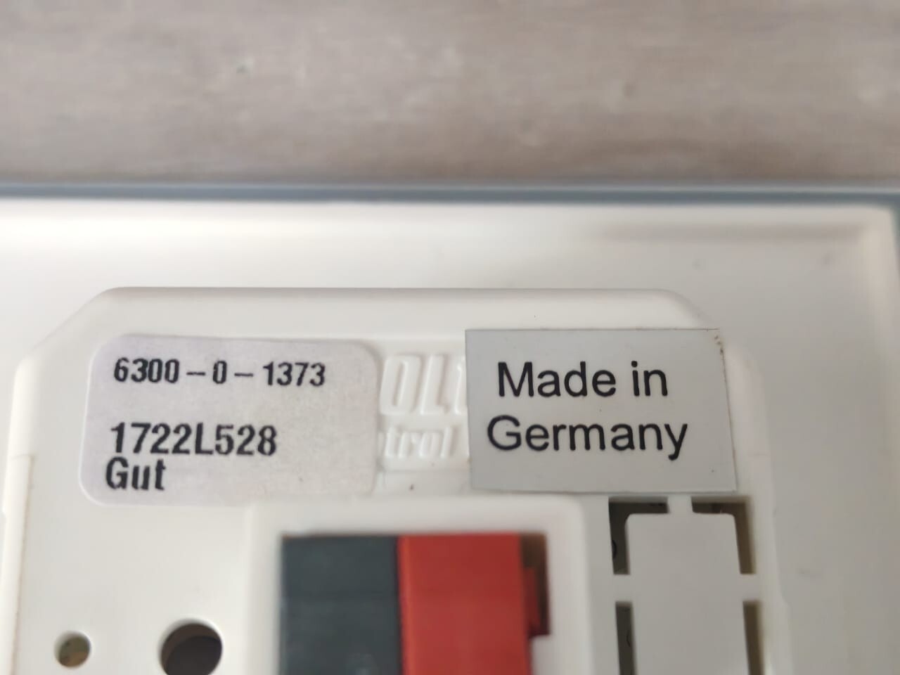 ABB 1722L528 BUSCH-JAEGER BY ABB 6300-0-1373 MODULE 1722L528 GLASS SENSOR 5