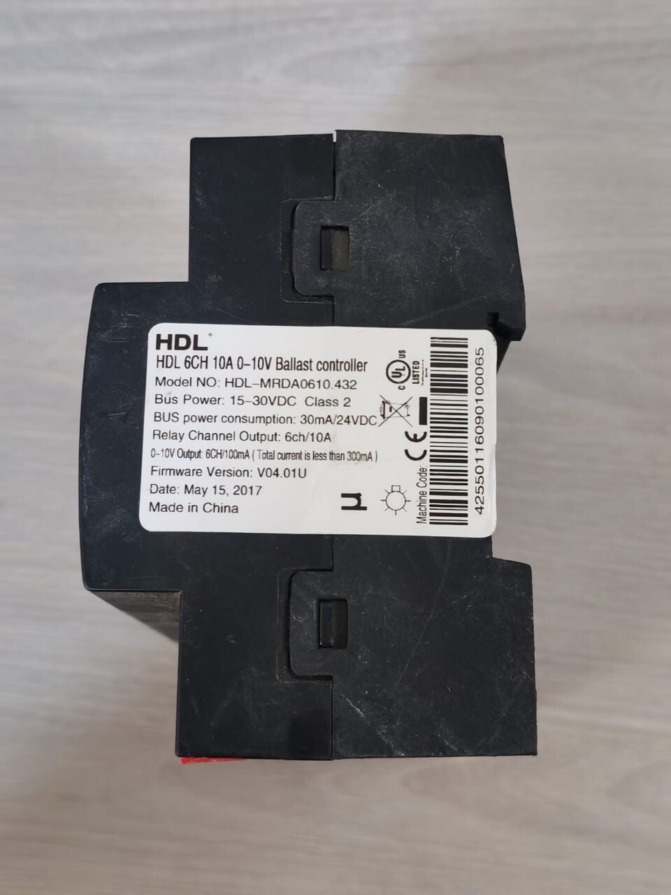 HDL MRDA0610.432 HDL MRDA0610.432 F/W HDL-V04.01U HDL 6CH 10A 0-10V BALLAST CONTROLLER 10