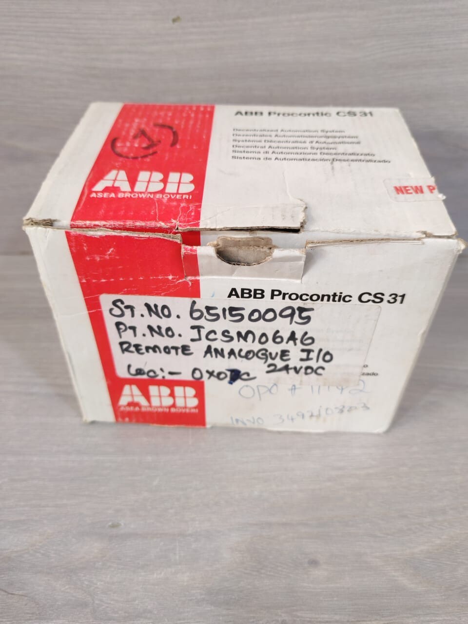 ABB FPR3350601R1062-M ABB PROCONTIC CS31 ICSM06A6 24VDC FPR3350601R1062-M CONTROLLER 2