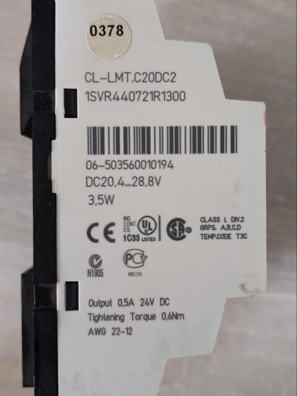 ABB C20DC2 ABB CL-LMT Expandable Logic Relay 1SVR440721R1300 CL-LMT,C20DC2 3