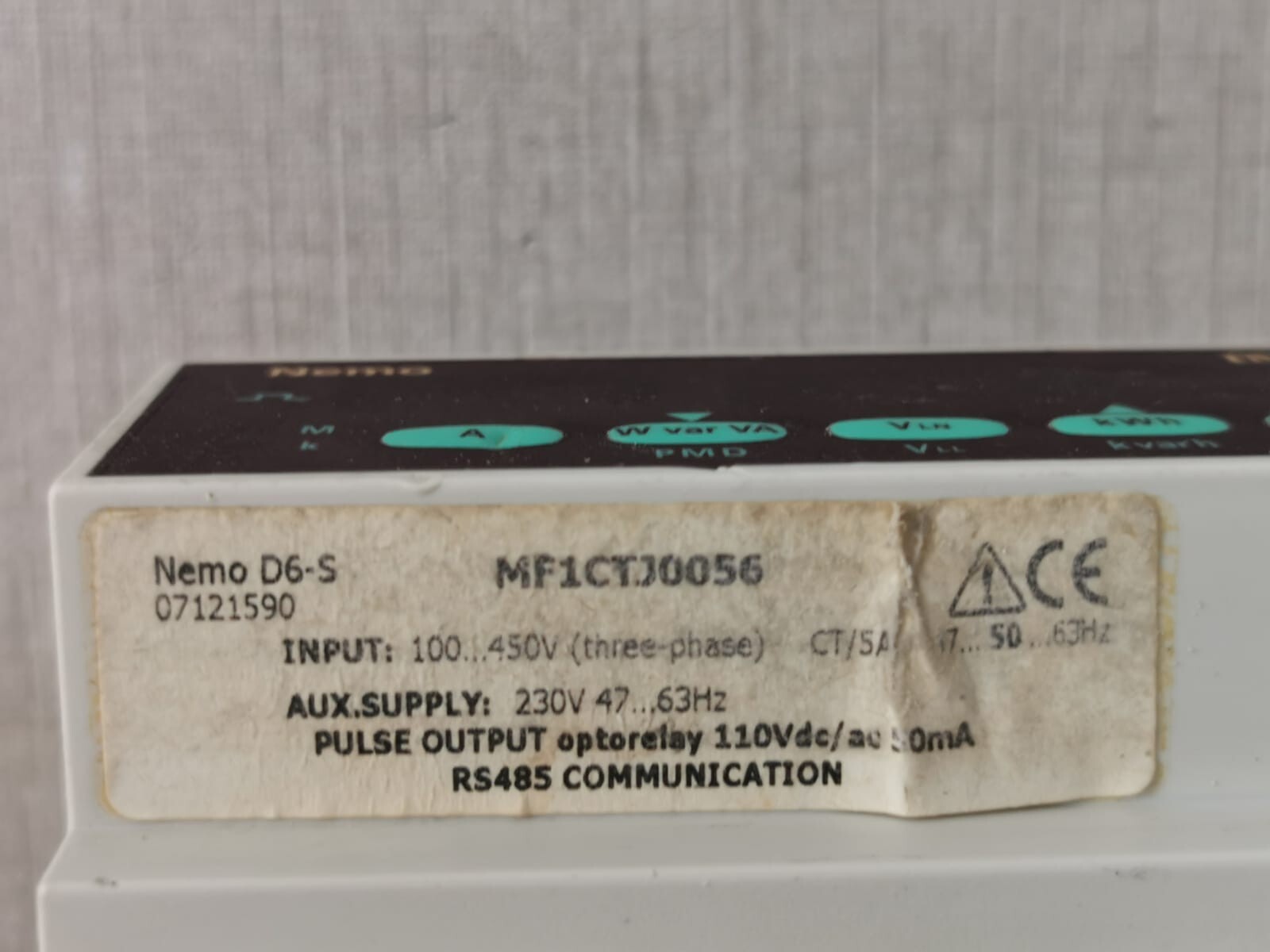 IME D6-S Nemo IME D6-S MF1CTJ0056 3