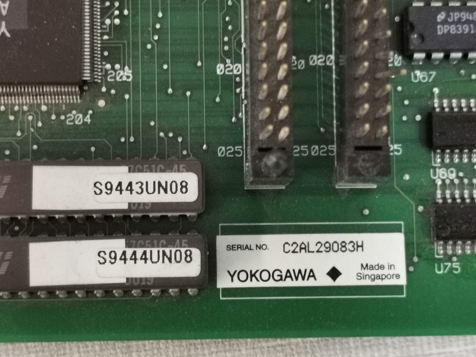 Yokogawa S9741DC-02 YOKOGAWA Assy AS-S9741DC-02 & S9740DC-00 Main PCB Board 6