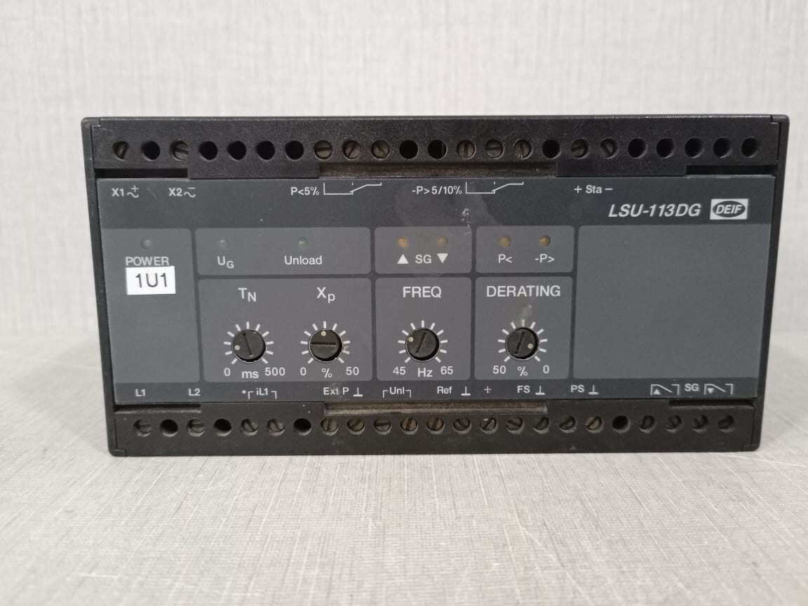 DEIF LSU-113DG LOAD SHARING UNIT 700172.40 400VAC 5A