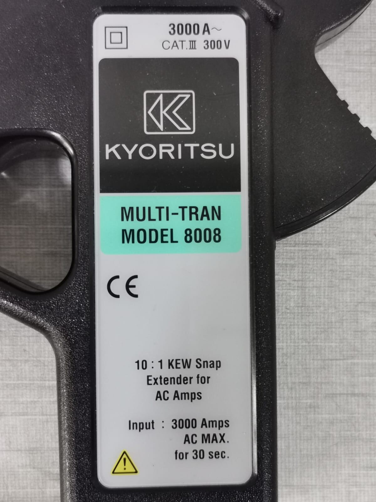 Kyoritsu MULTI-TRAN Kyoritsu 8008 MULTI-TRAN Current Transducer 3000 AMPS 2