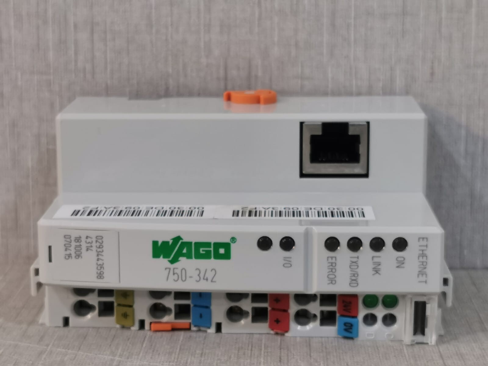 WAGO 750-342 WAGO 750-342 Ethernet Fieldbus Coupler 24vdc 4
