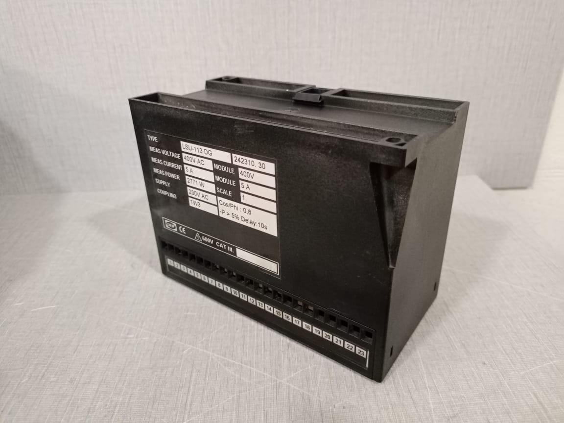 DEIF LSU-113DG DEIF LSU-113DG 242310.30 LOAD SHARING UNIT 230VAC 400V 5A 4