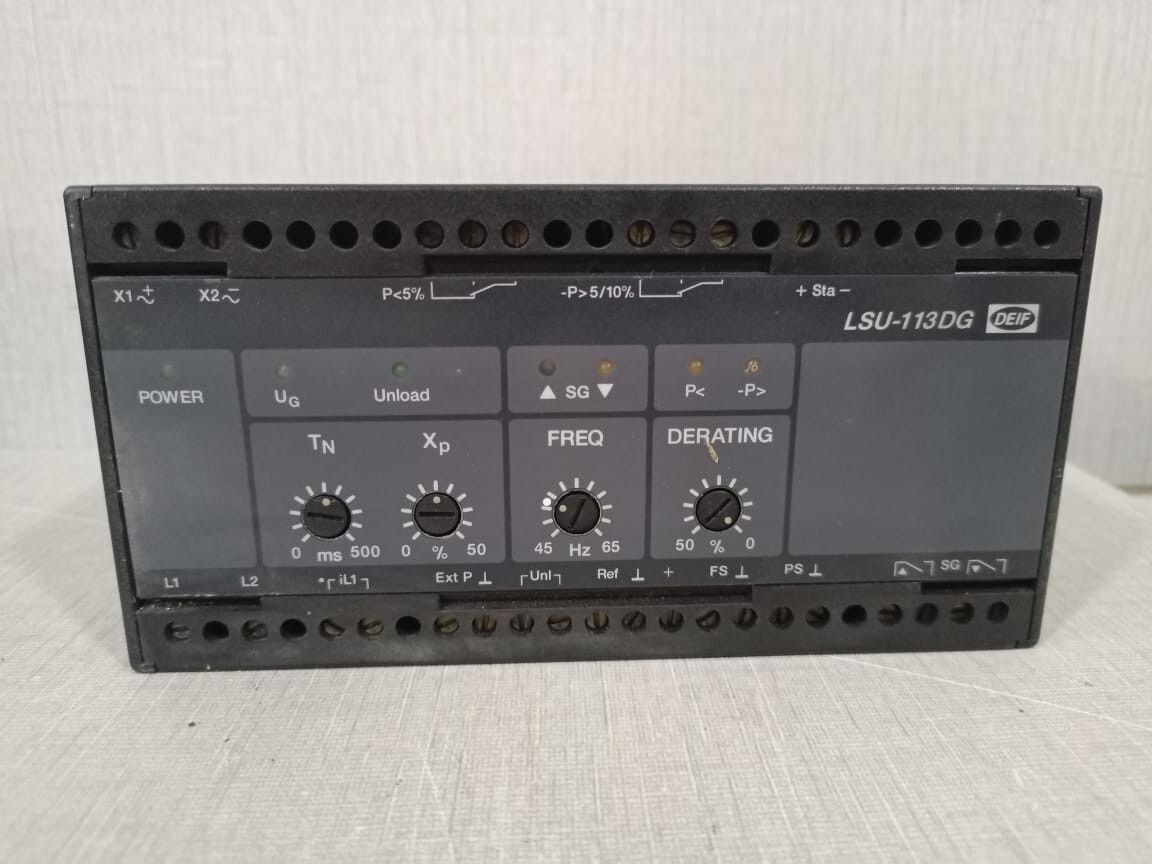 DEIF LSU-113DG 242310.30 LOAD SHARING UNIT 230VAC 400V 5A