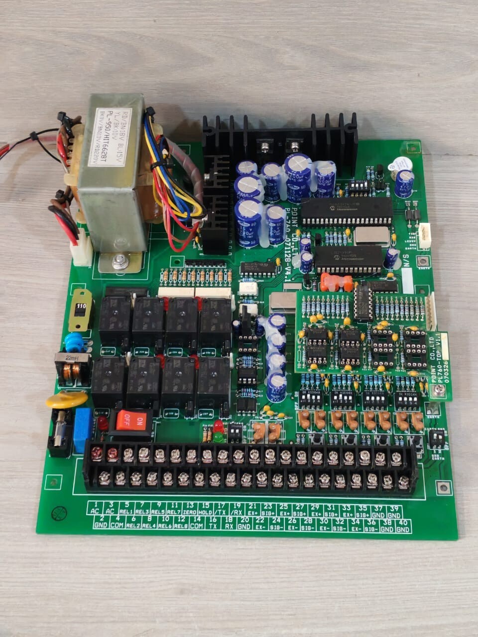 POINT PL760-TOP POINT CO.LTD PL-760-071128-V4 / PL760-TOP V1.1 070326 CIRCUIT BOARD 6