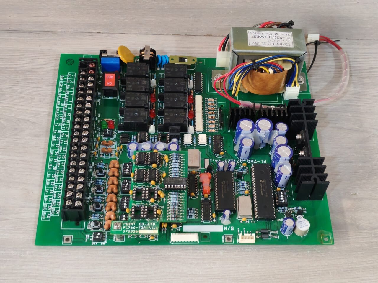 POINT PL760-TOP POINT CO.LTD PL-760-071128-V4 / PL760-TOP V1.1 070326 CIRCUIT BOARD 7