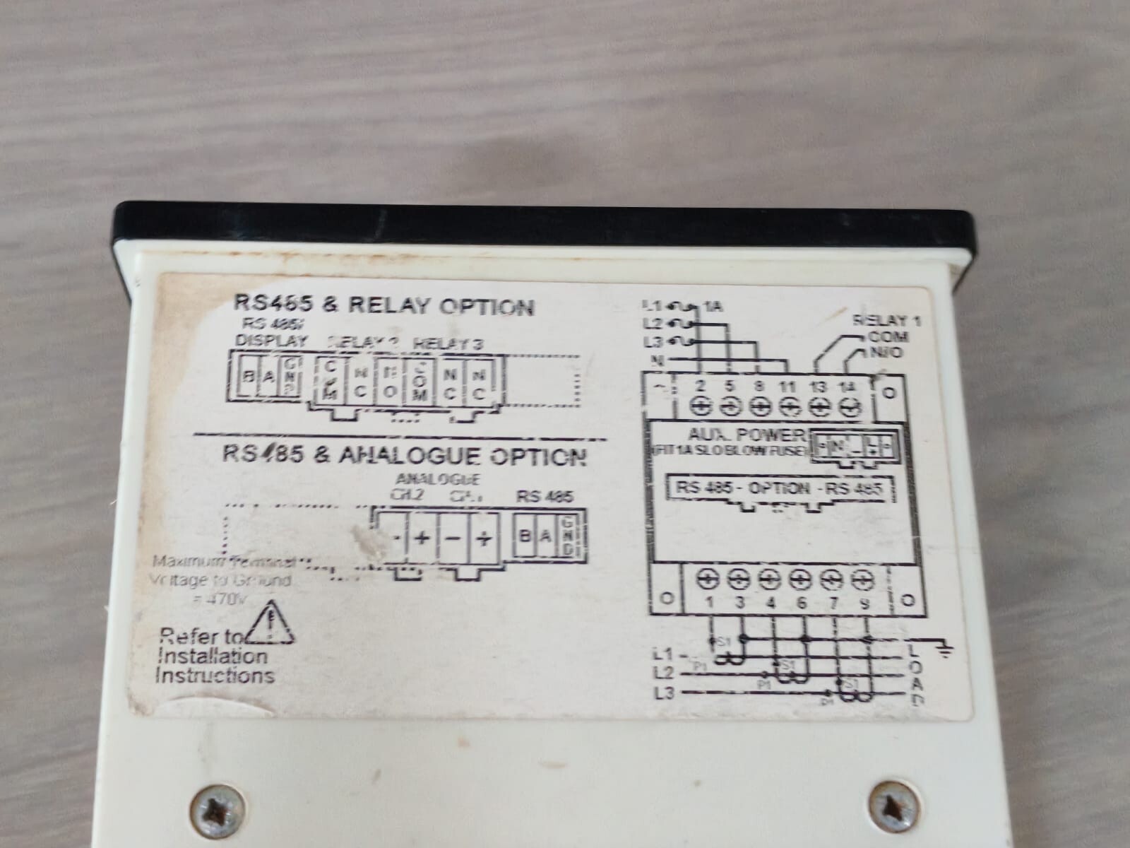 Crompton RS485 Crompton Integra 1530 RS485 Relay 3
