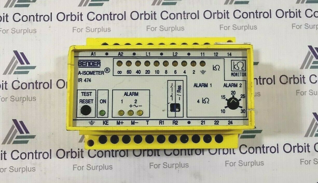 BENDER IR474LY-421 MONITORING RELAY-WITHOUT COVER