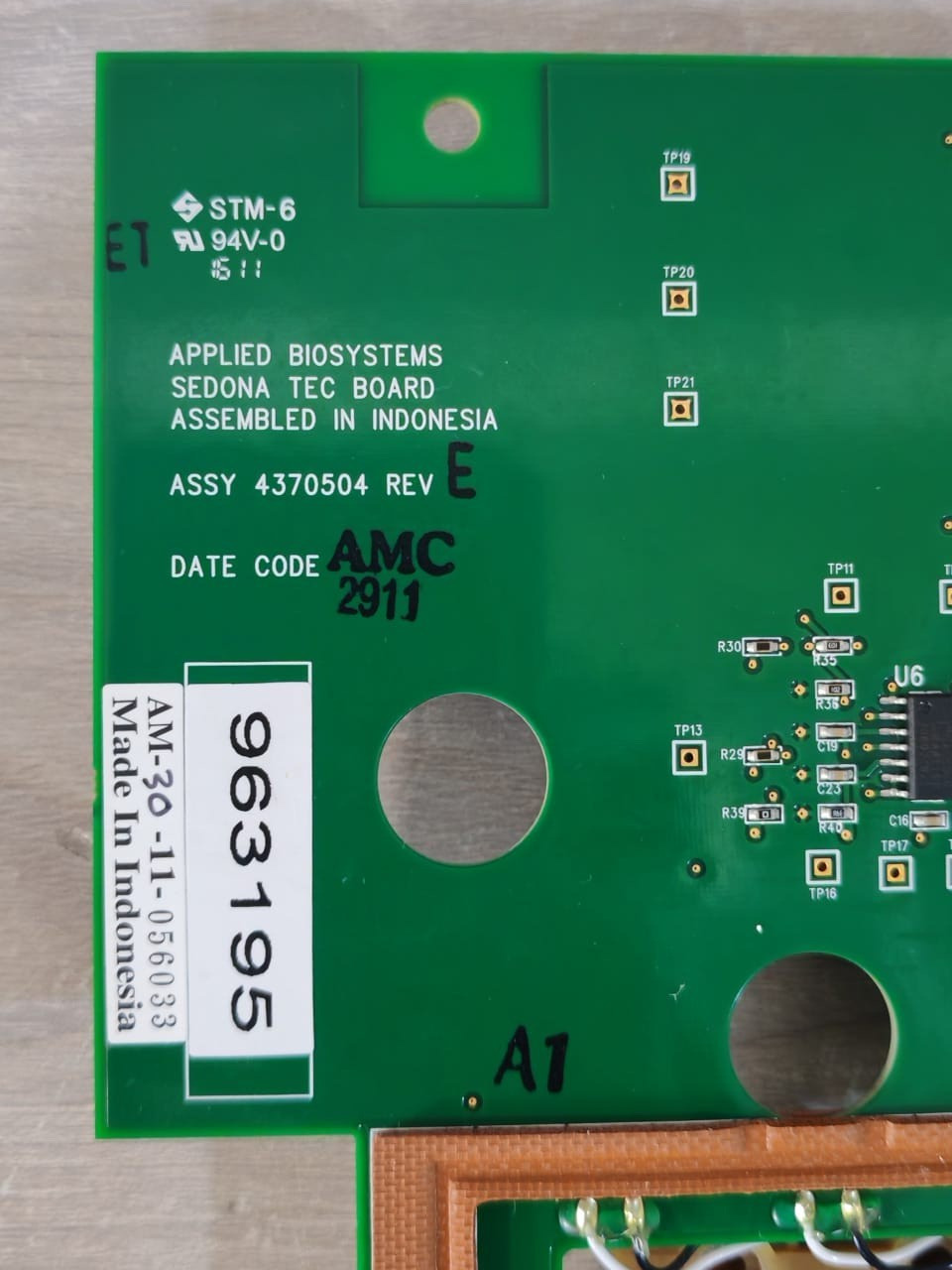 TEC REV.E ASSY 4370504 REV.E SEDONA TEC BOARD 2