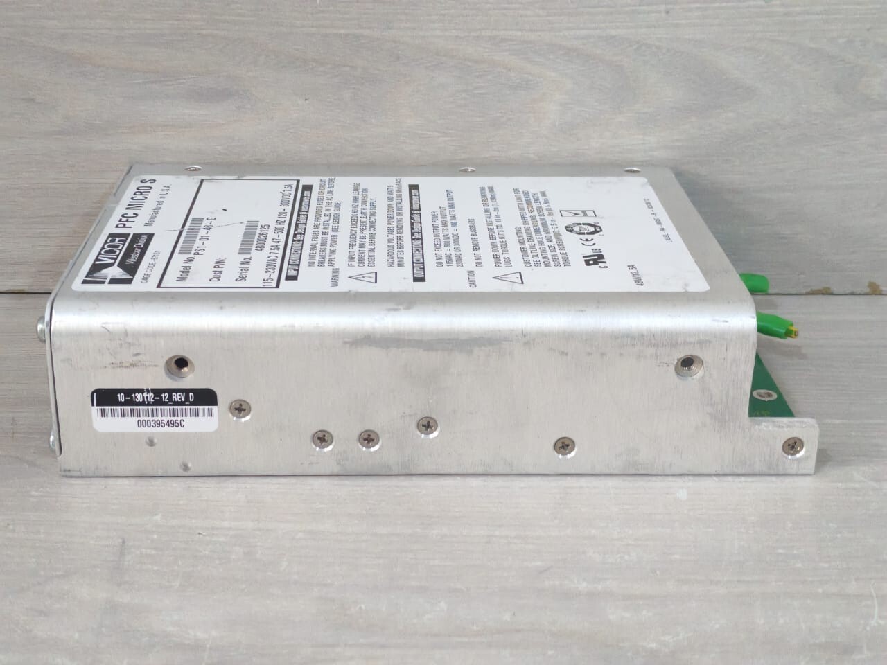 VICOR PS1-01-48-G VICOR PFC MICRO S PS1-01-48-G 10-130112-12 REV D AC/DC CONVERTER 10
