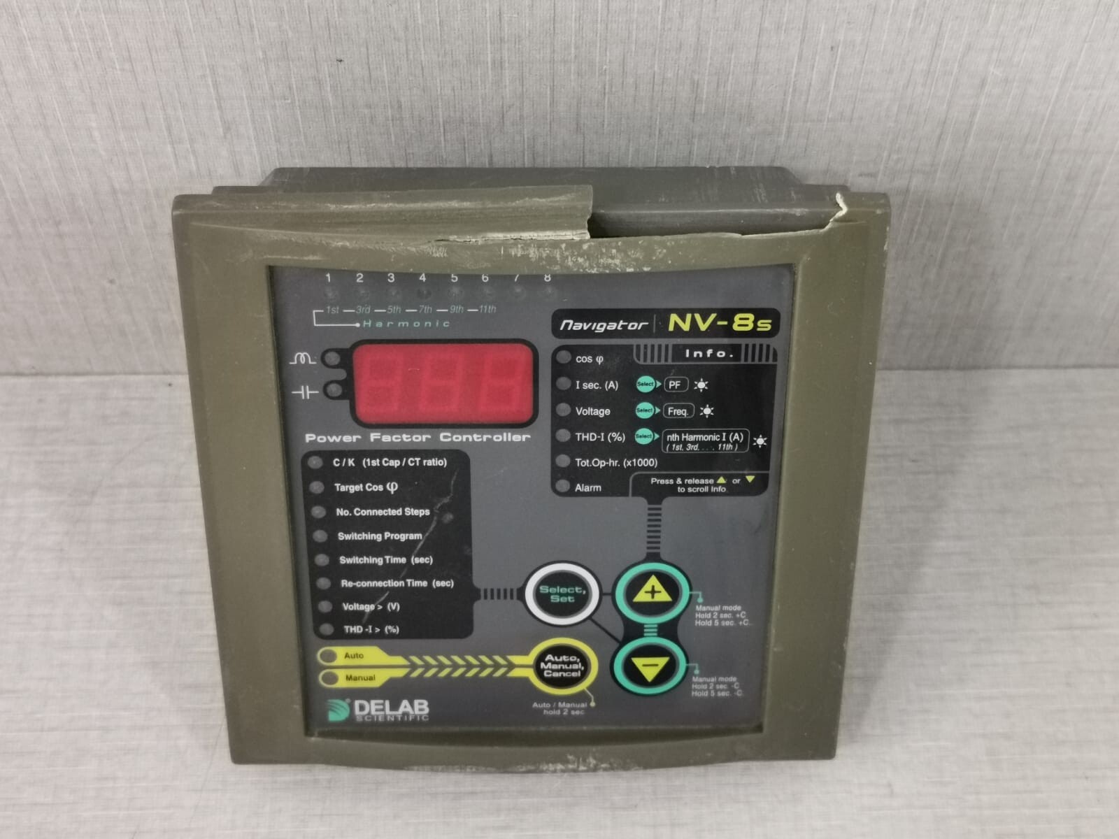 DELAB NV-8S Delab NV-8S NAVIGATOR POWER FACTOR CONTROLLER 4