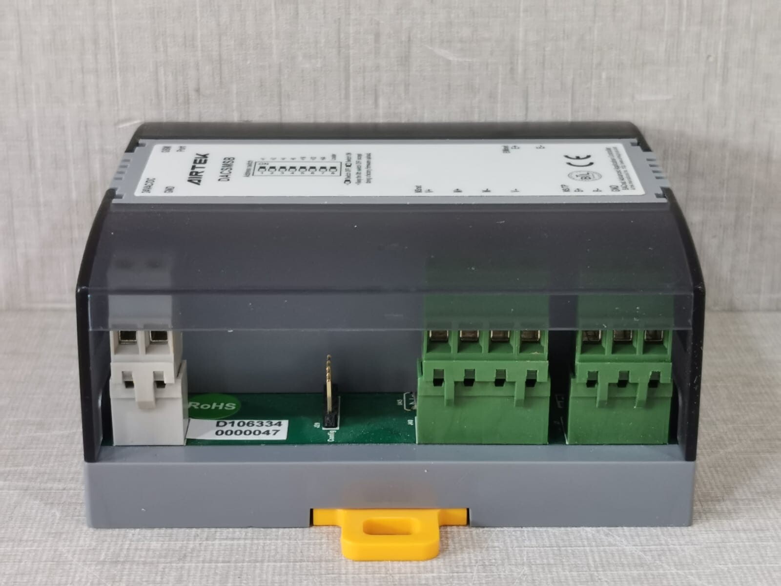 BACnet AIRTEK AIRTEK DACSMSB BACNET MSTP SMS ALARM MODULE 7