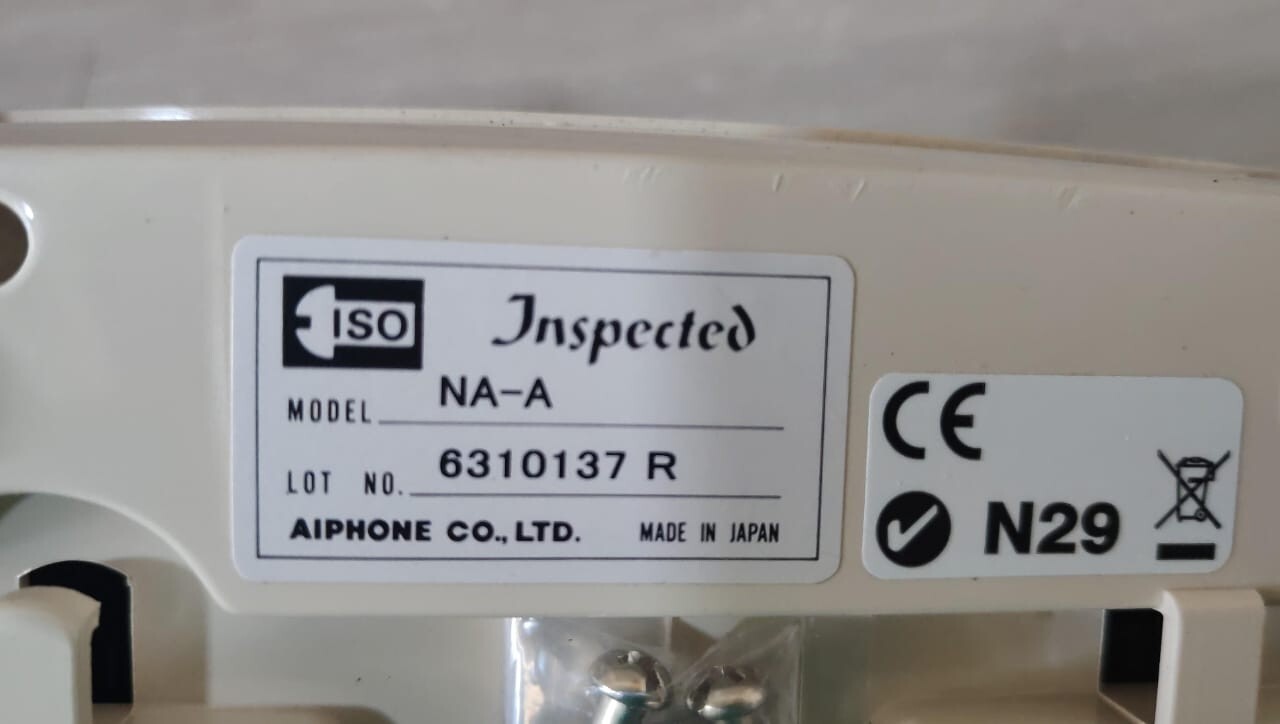 Aiphone 631013 AIPHONE NA-A Surface Mount Intercom Sub Station 5