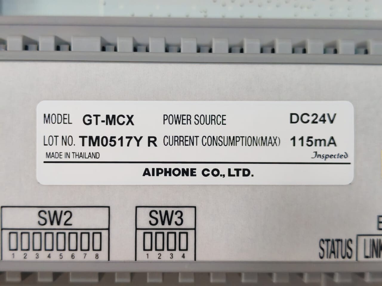 Aiphone GT-MCX AIPHONE GT-MCX BUILDING TO BUILDING NETWORK ADAPTOR DC24V 4