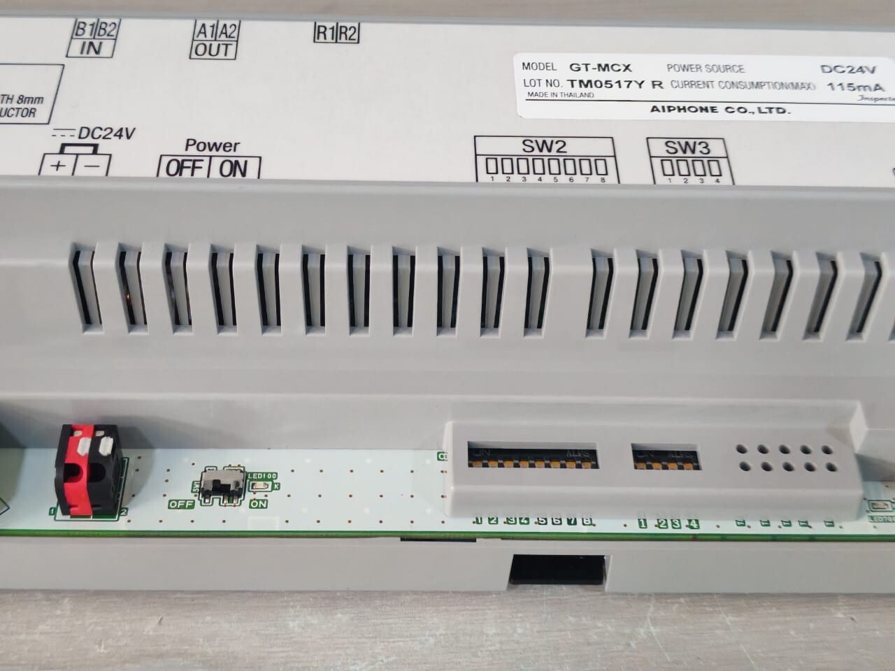 Aiphone GT-MCX AIPHONE GT-MCX BUILDING TO BUILDING NETWORK ADAPTOR DC24V 9